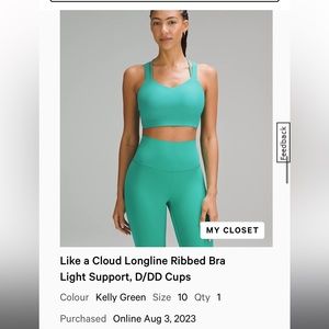 Like A Cloud Lululemon Bra